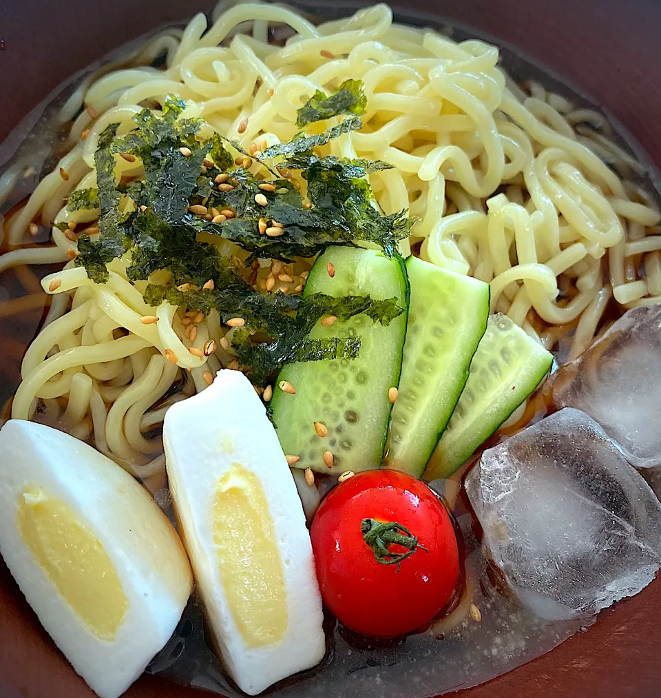 冷やしラーメン大盛り🍥|みうのすけさん