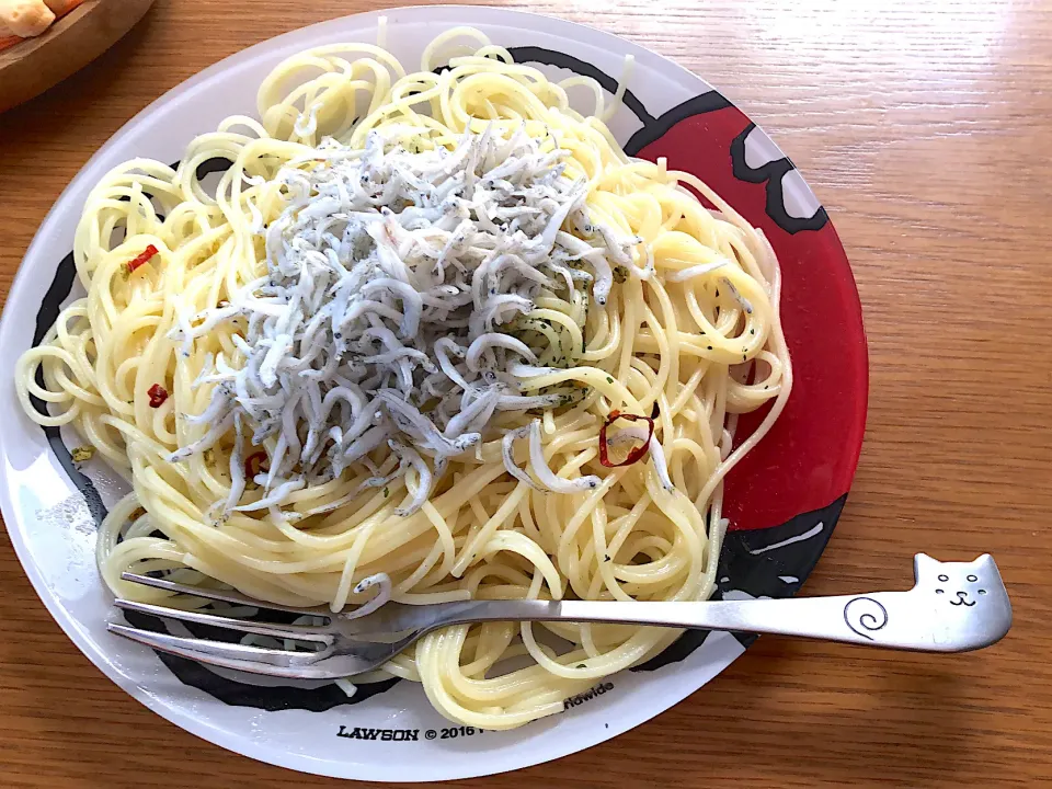 ぺぺロンチーノしらすパスタ|まいみさん