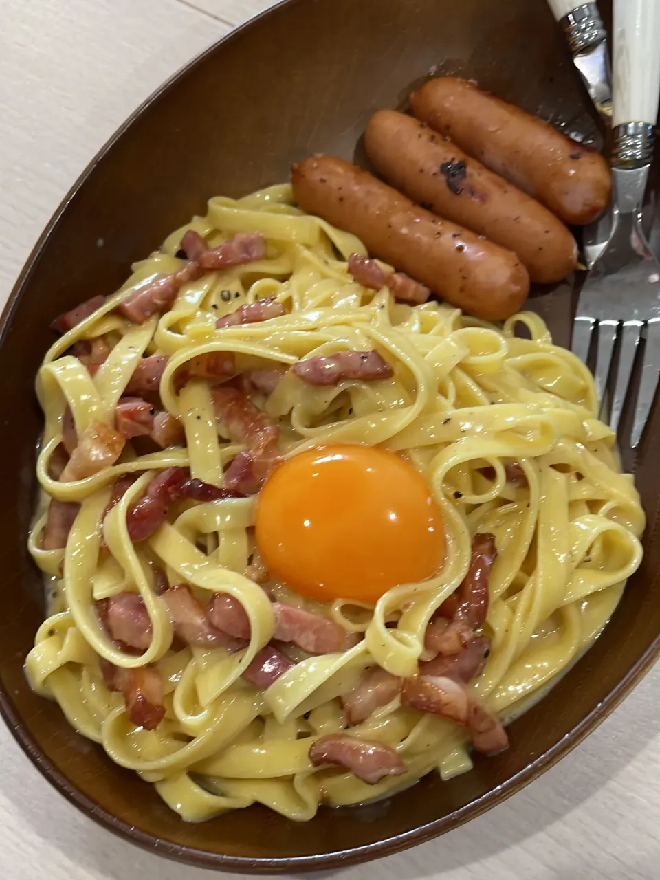 Snapdishの料理写真:カルボナーラ🍝|☆Kinuyo☆さん