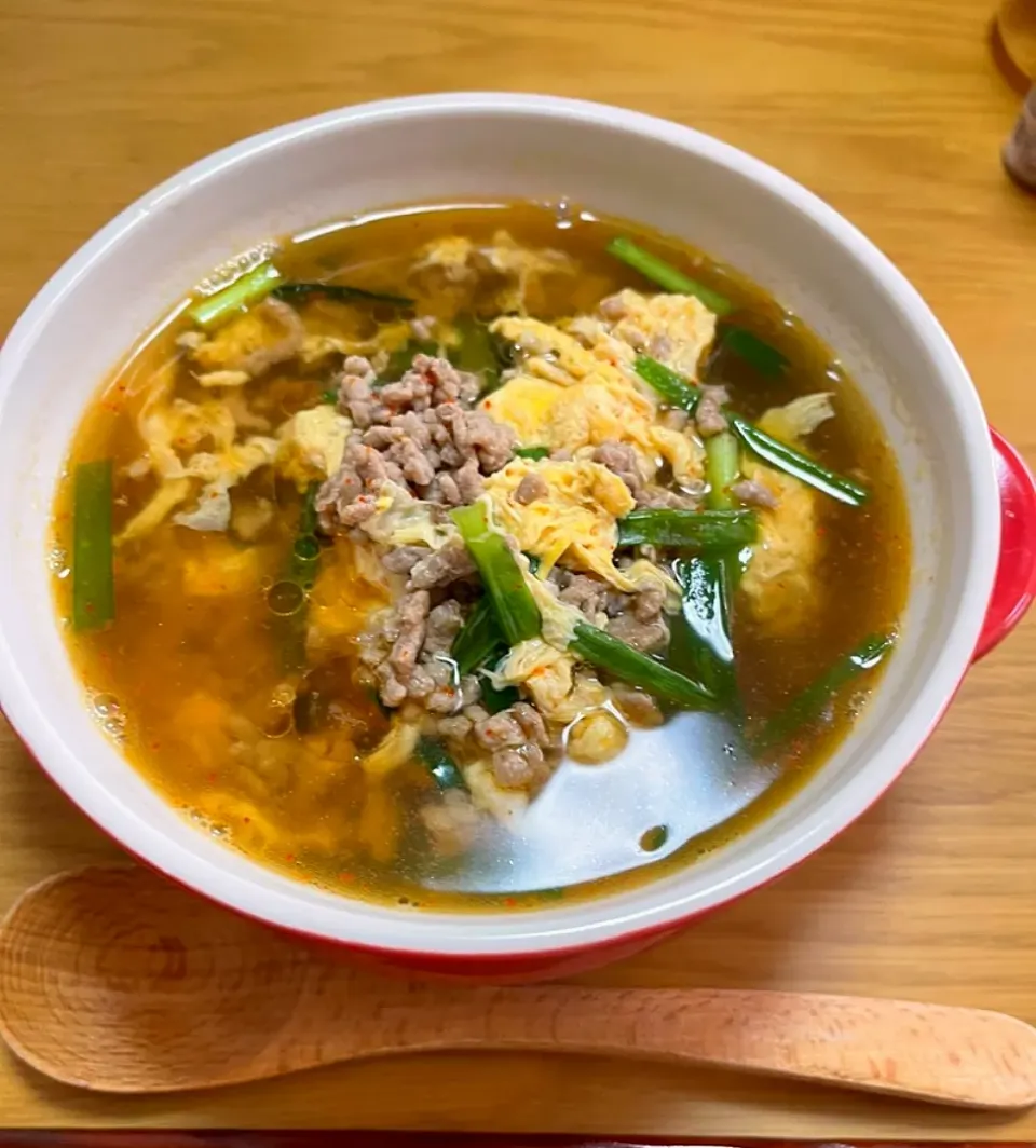 辛さ控えめ 宮崎辛麺風|ごはんきろくさん