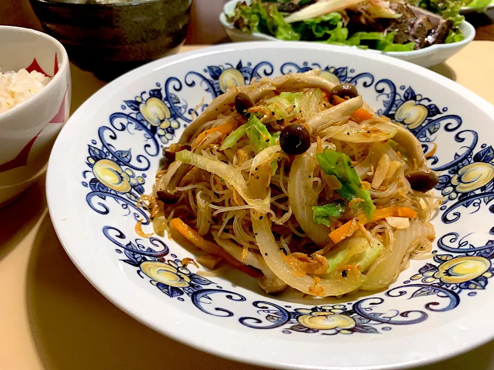 あみえびのタイ風焼きビーフン|かなっぺさん