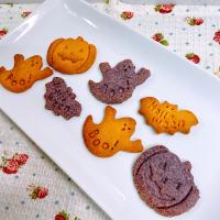 かぼちゃと紫芋のクッキー♡