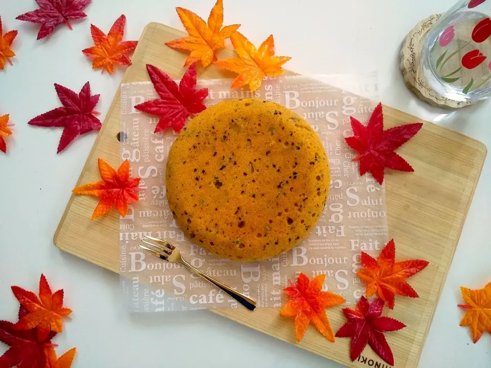 Snapdishの料理写真:手作りさつまいもケーキ🍠|Poinsettia Bellsさん