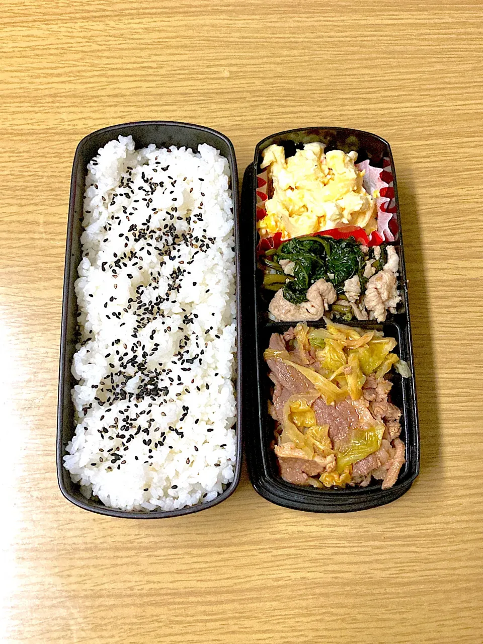 社会人のお兄ちゃんへ　炒め物弁当|晴れ時々弁当さん