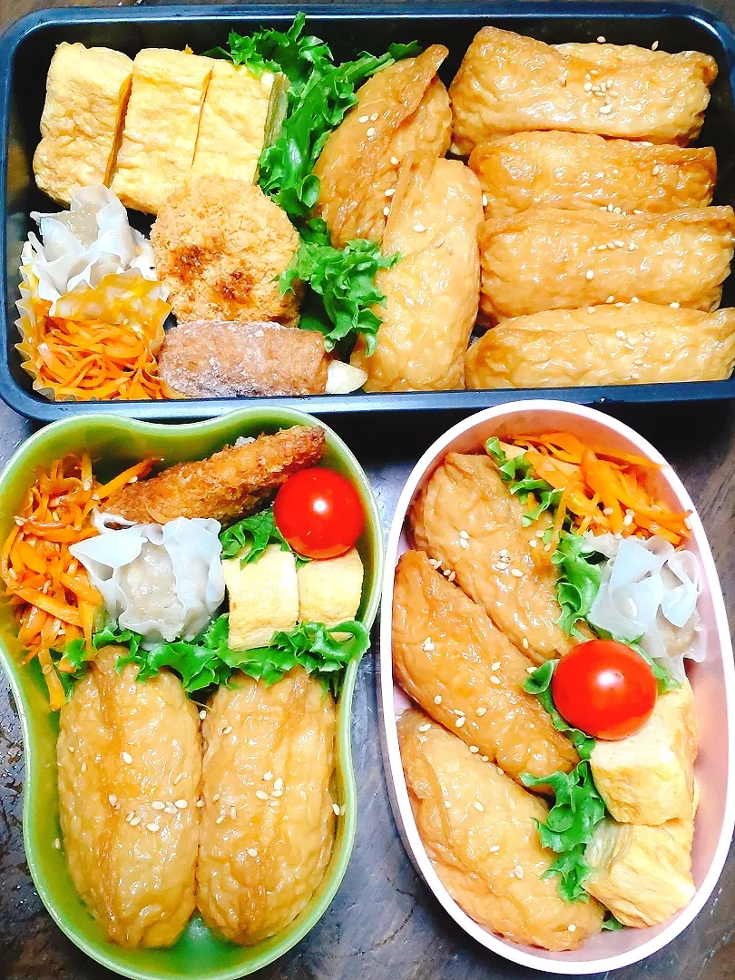 Snapdishの料理写真:いなり寿司弁当🍱|hiroeさん