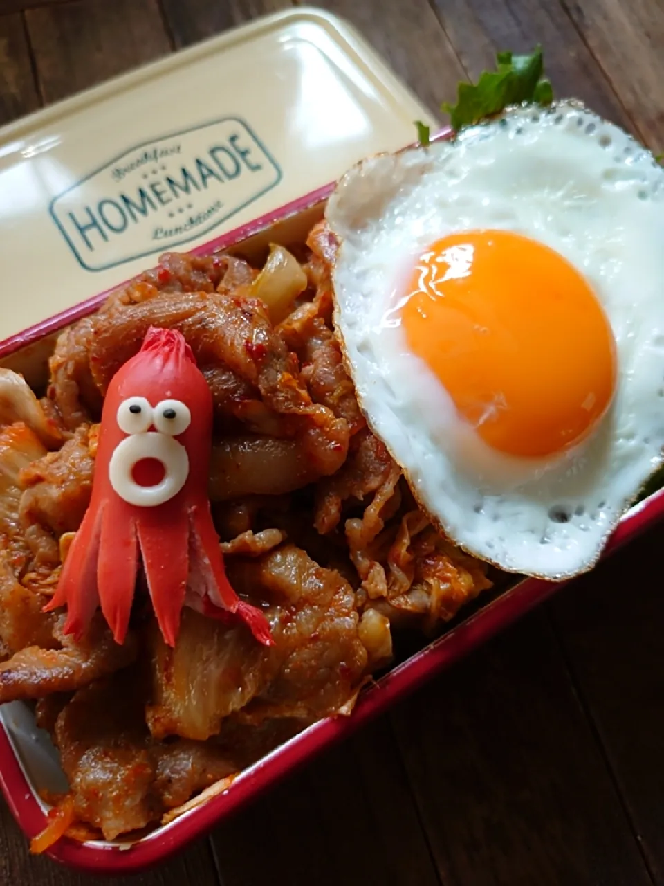 漢の…自分用👔白飯がモリモリ食えるぞ豚キムチ丼弁当🍱|ᵏᵒᵘさん