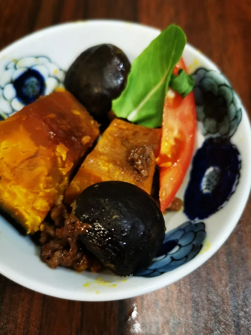 ホットクックでかぼちゃ煮👌グ〜です😀|ペンギンさん