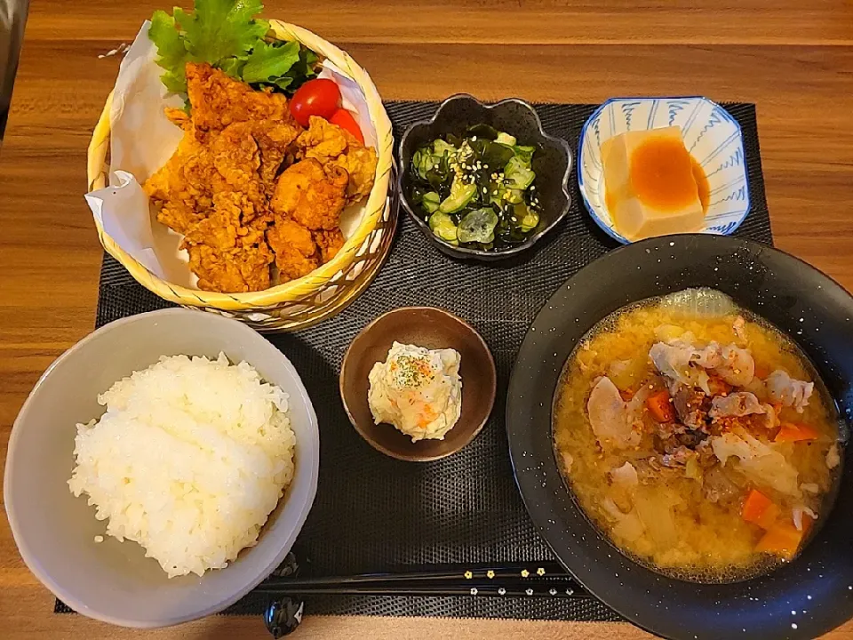 唐揚げ定食|あぴもんさん