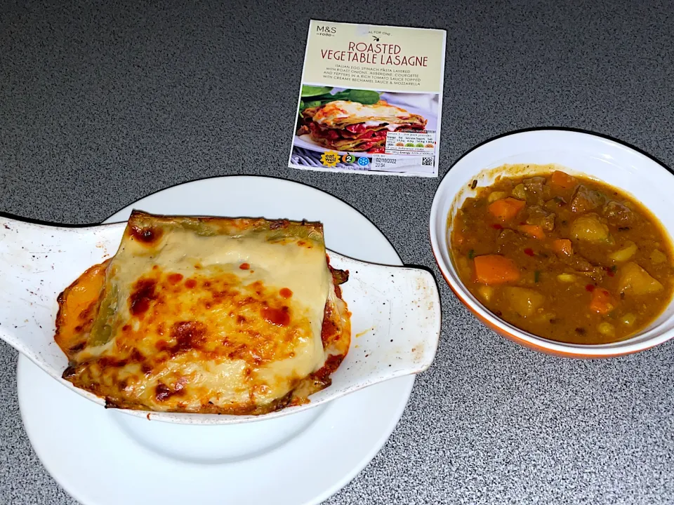 イタリア風Roasted Vegetable Lasagne。Moroccan Beef Tagine|270w178bさん