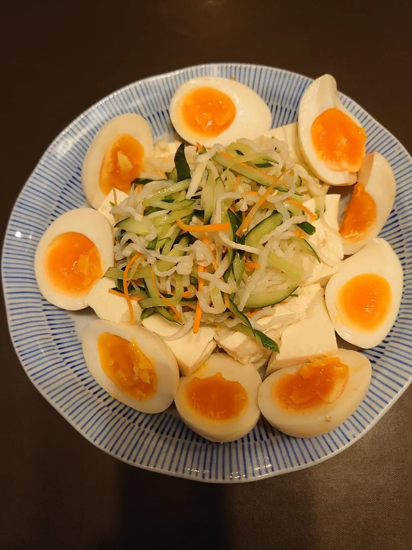 Snapdishの料理写真:豆腐さらだー|to coさん