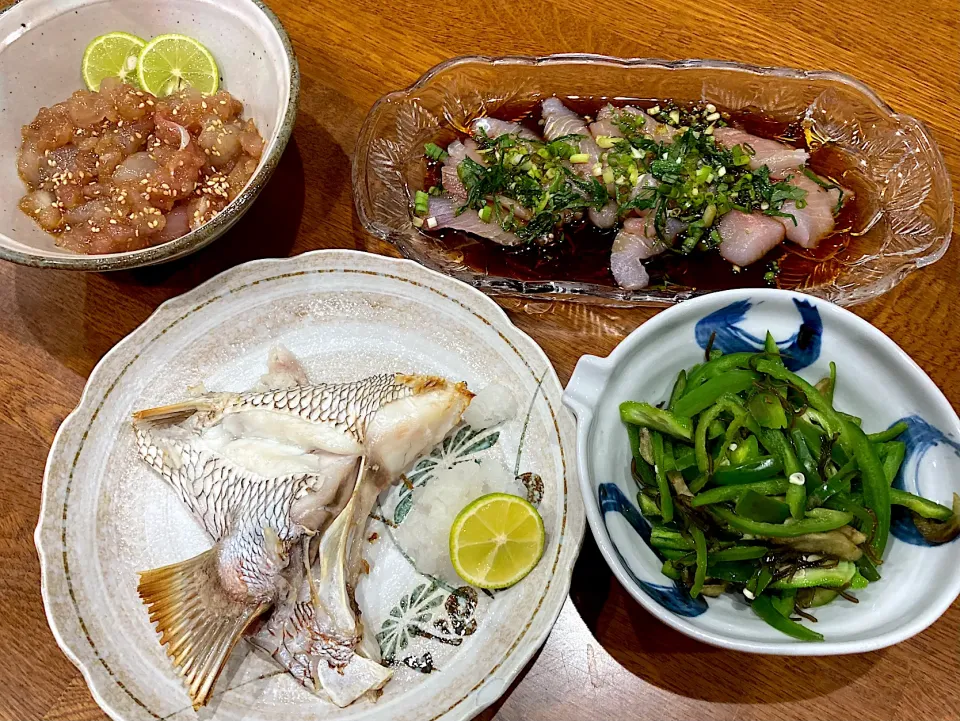 友人釣果 晩ご飯 2日目 🐟|sakuramochiさん