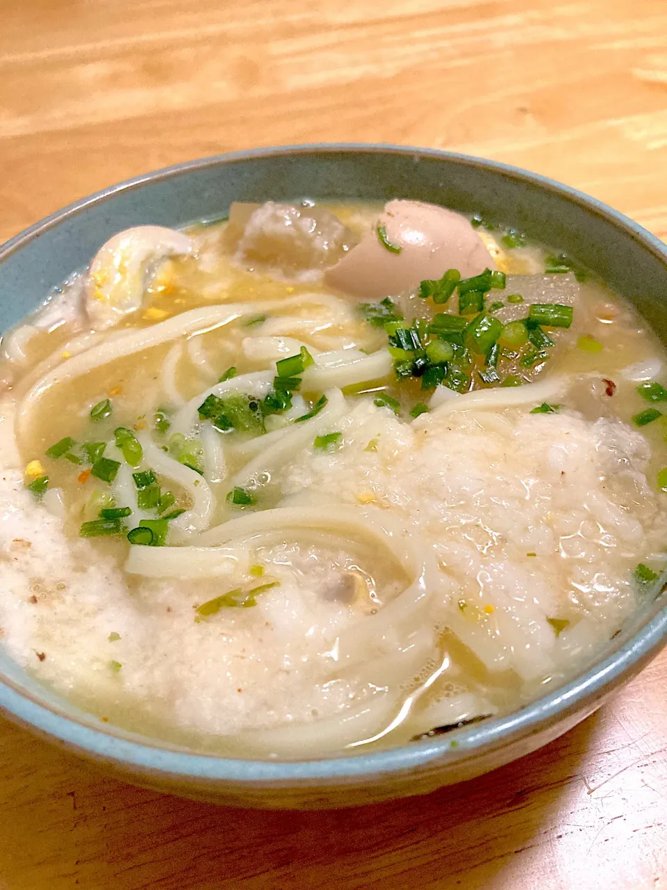 おでん🍢残りでとろろうどん💗|さくたえさん