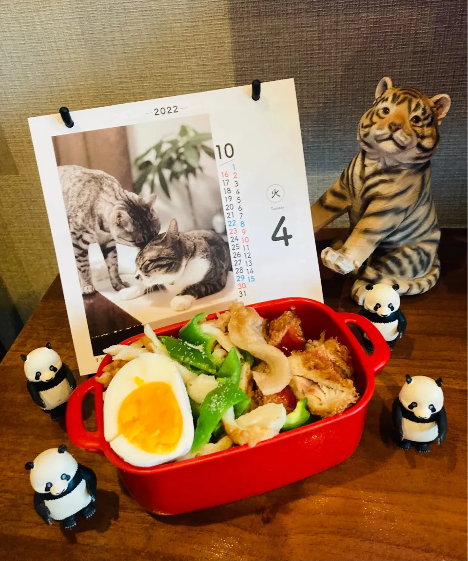 Snapdishの料理写真:20221004🍱今日の自分弁当🍱|akiyo22さん