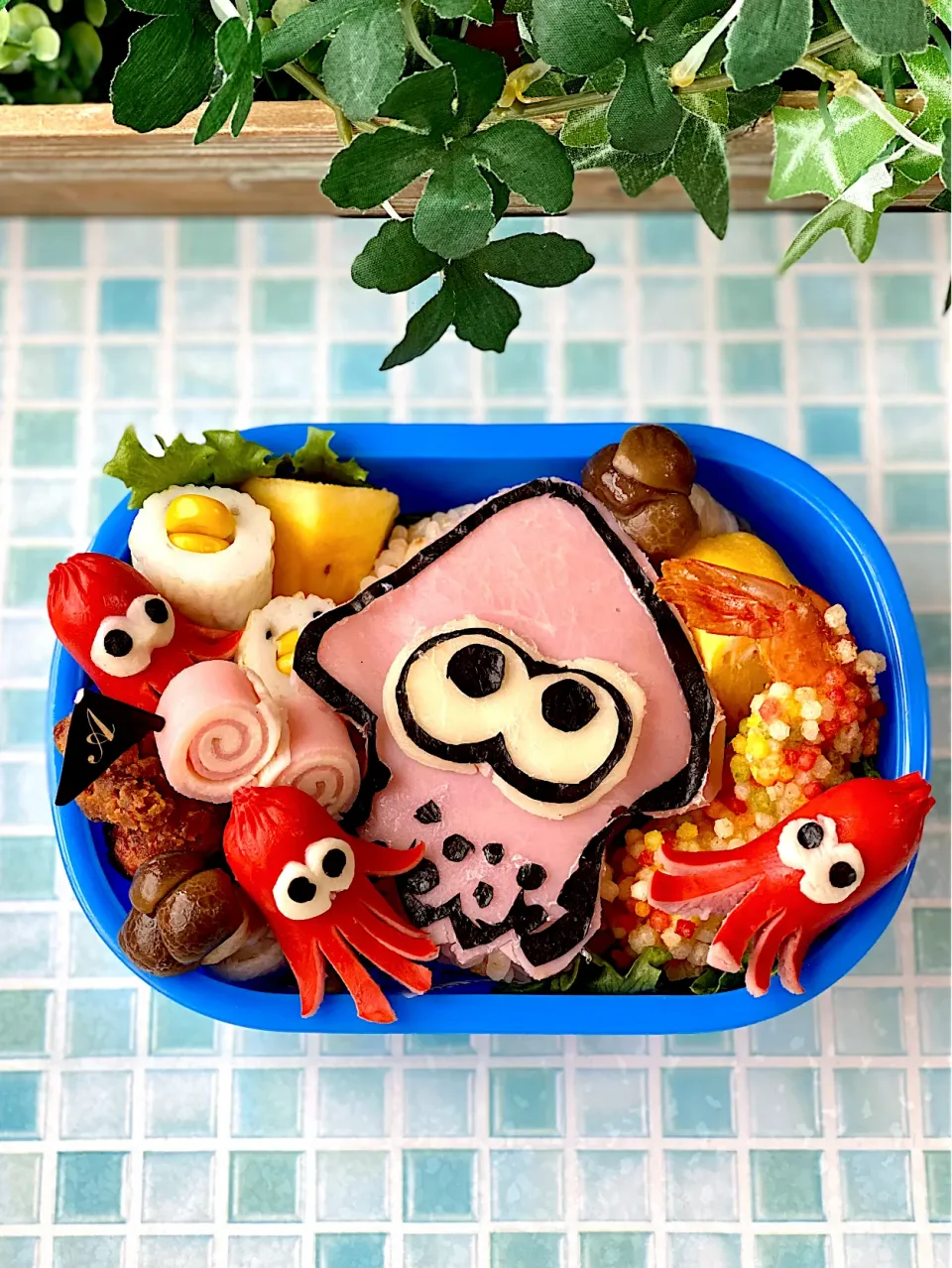 スプラトゥーンのお弁当|富士子🍒🐰🍓さん