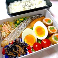 鮭のお弁当〜彼氏用〜|なつきさん