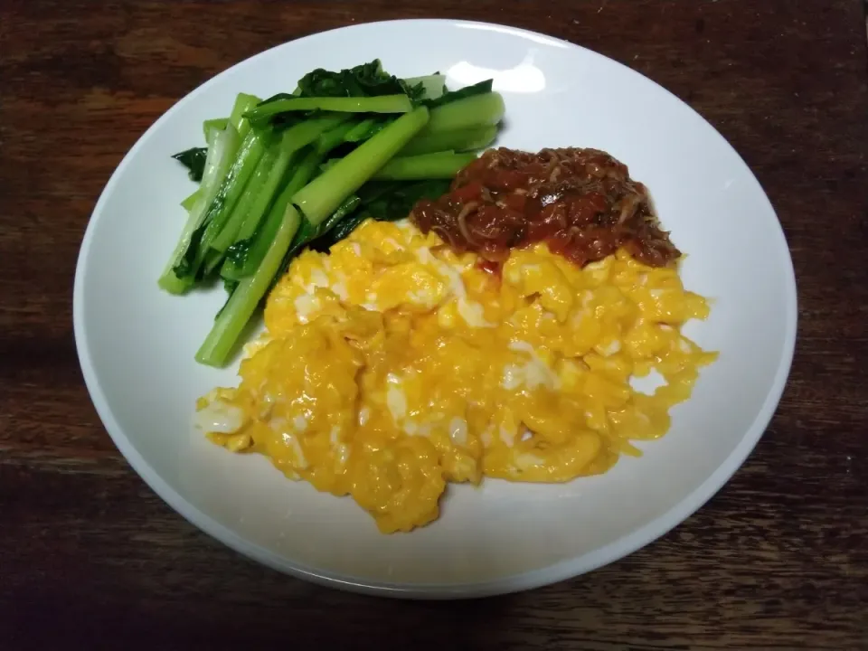 脇屋さんの料理レシピをアレンジして小松菜炒めを添えました|にんにくと唐辛子が特に好き❤️(元シャリマー)さん