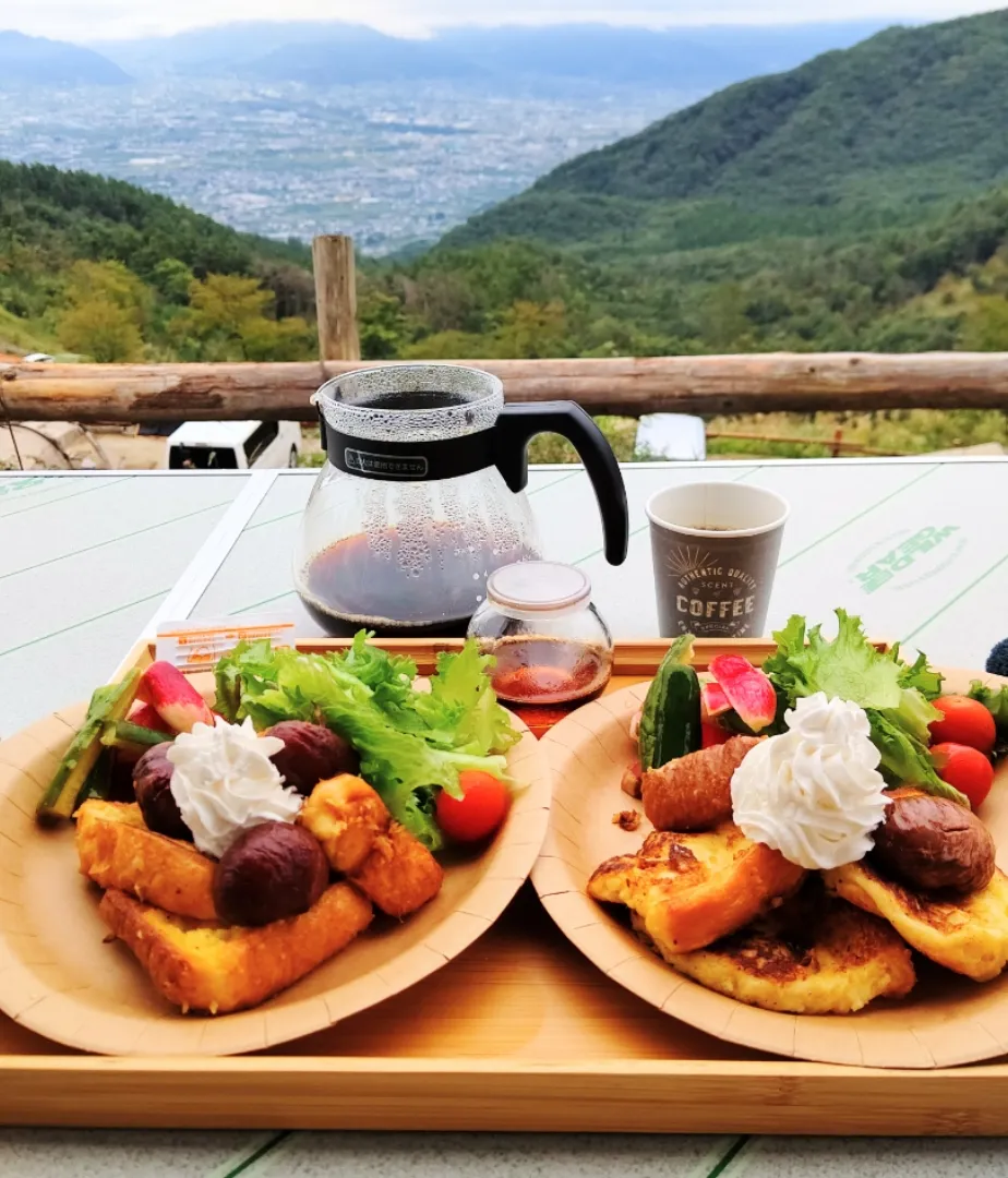 Snapdishの料理写真:『キャンプ飯 フレンチトースト』|seri-chanさん