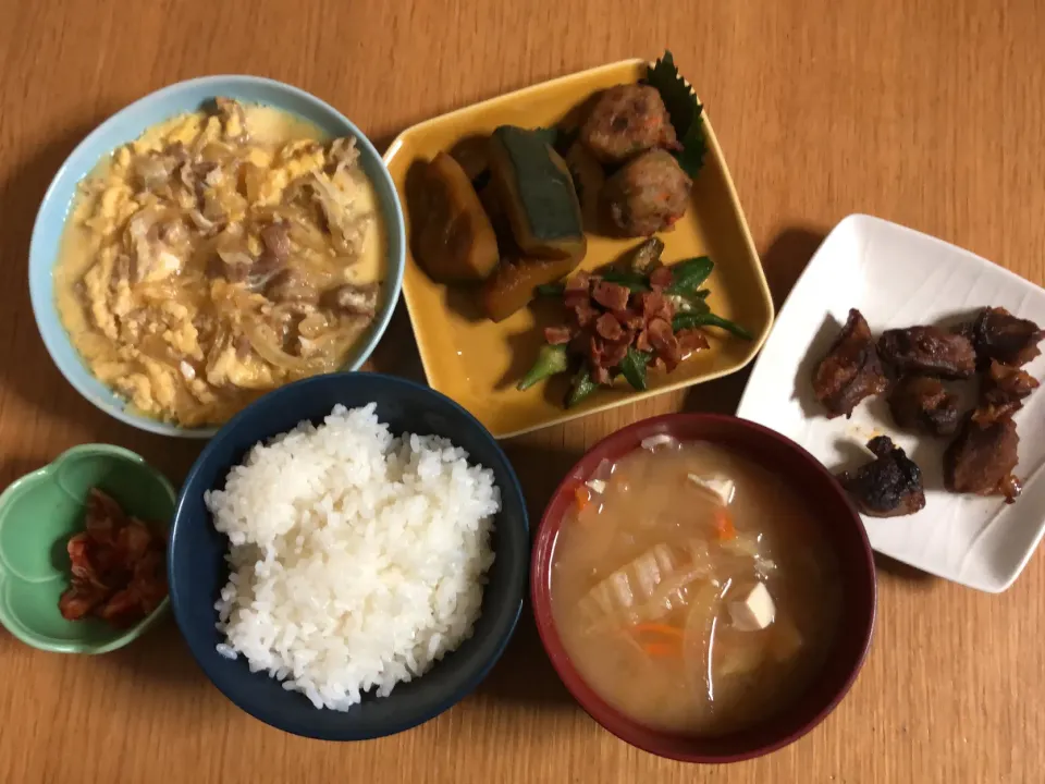 他人丼&南瓜煮物|ここなりさん