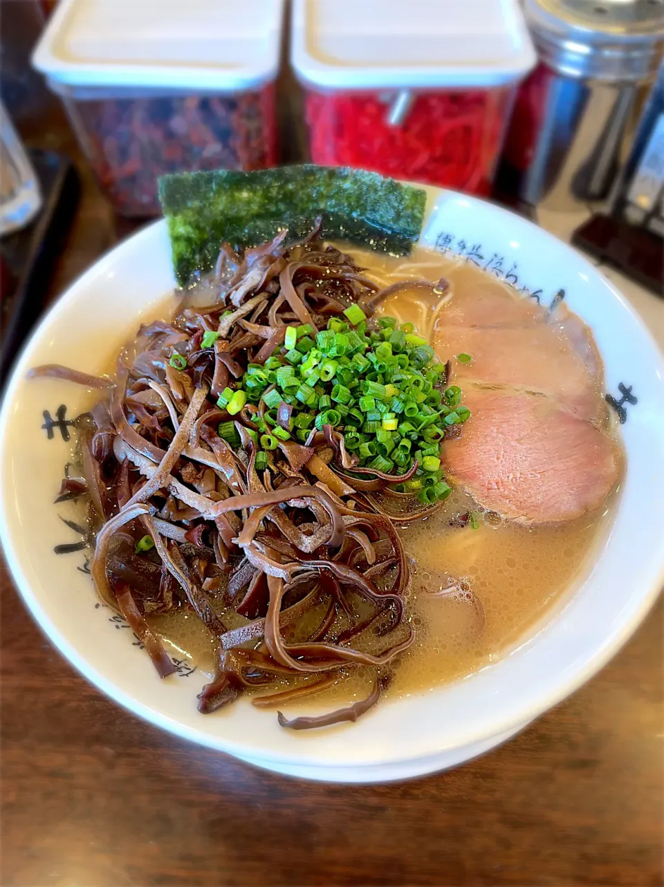 ラーメン+きくらげ@博多長浜らーめん いっき|morimi32さん