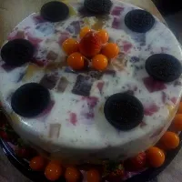 Snapdishの料理写真:tarta de gelatina kefirada|Andrea Manrique castañedaさん