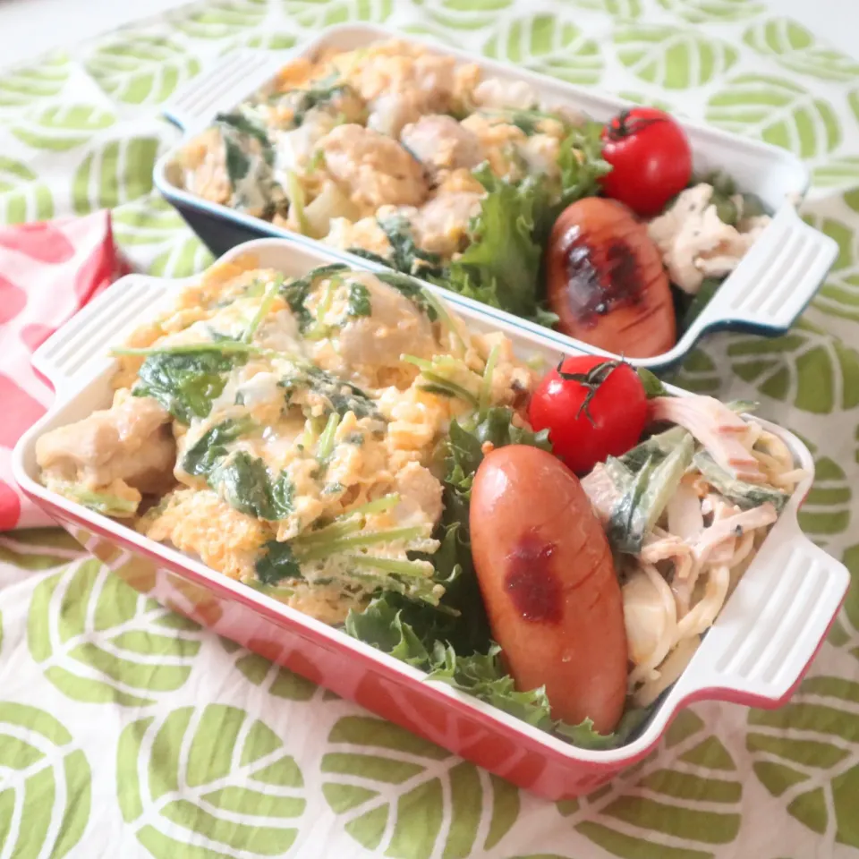 高校生男子弁当🍱親子丼|なかじー。さん