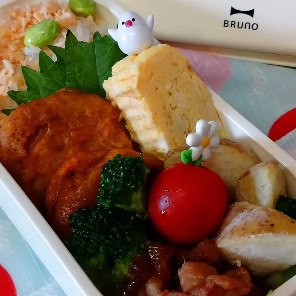 Snapdishの料理写真:高校娘のお弁当...♪*ﾟ|Naomiさん