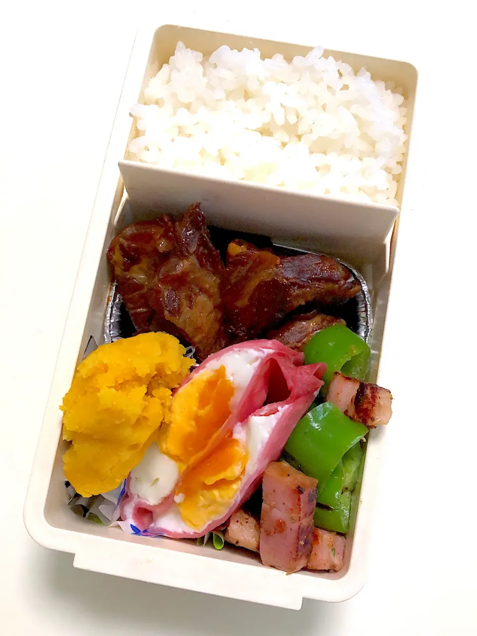 豚バラ煮込み弁当♪|ikumonさん