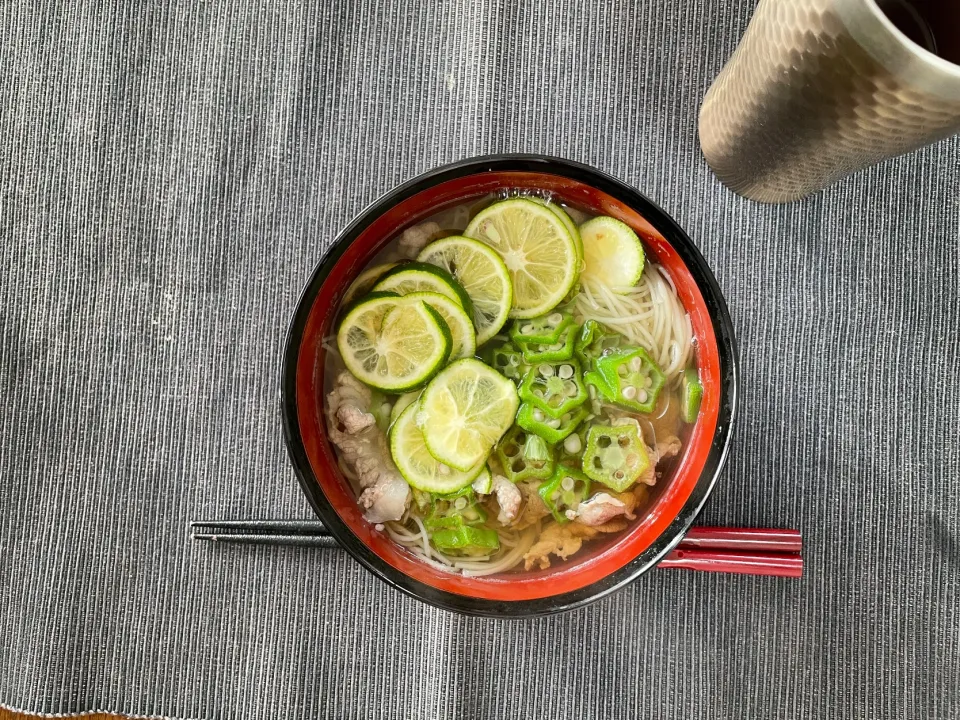 Snapdishの料理写真:すだちにゅうめん|Zunkoさん