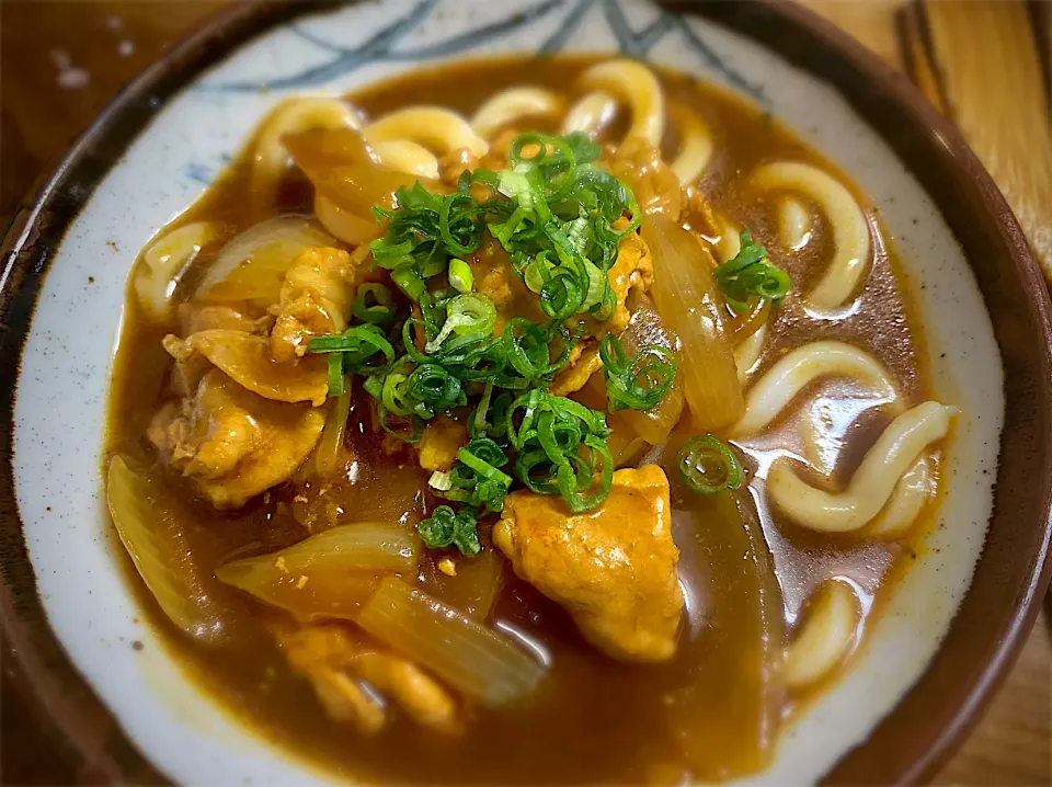 和風だしで作ったカレーうどん|名状しがたいゴミムシのようなものさん