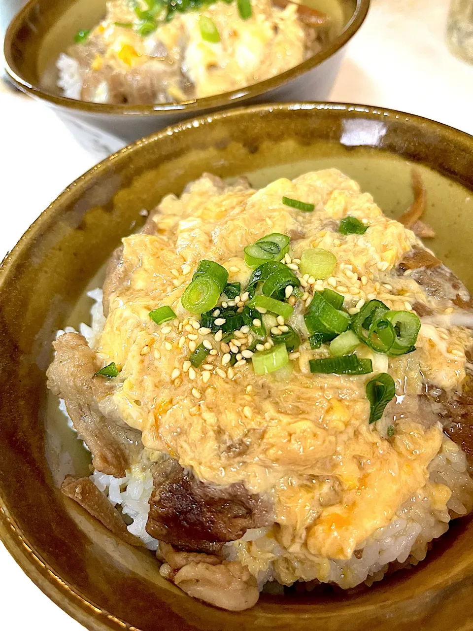 豚ごぼうの玉子丼|のろさん