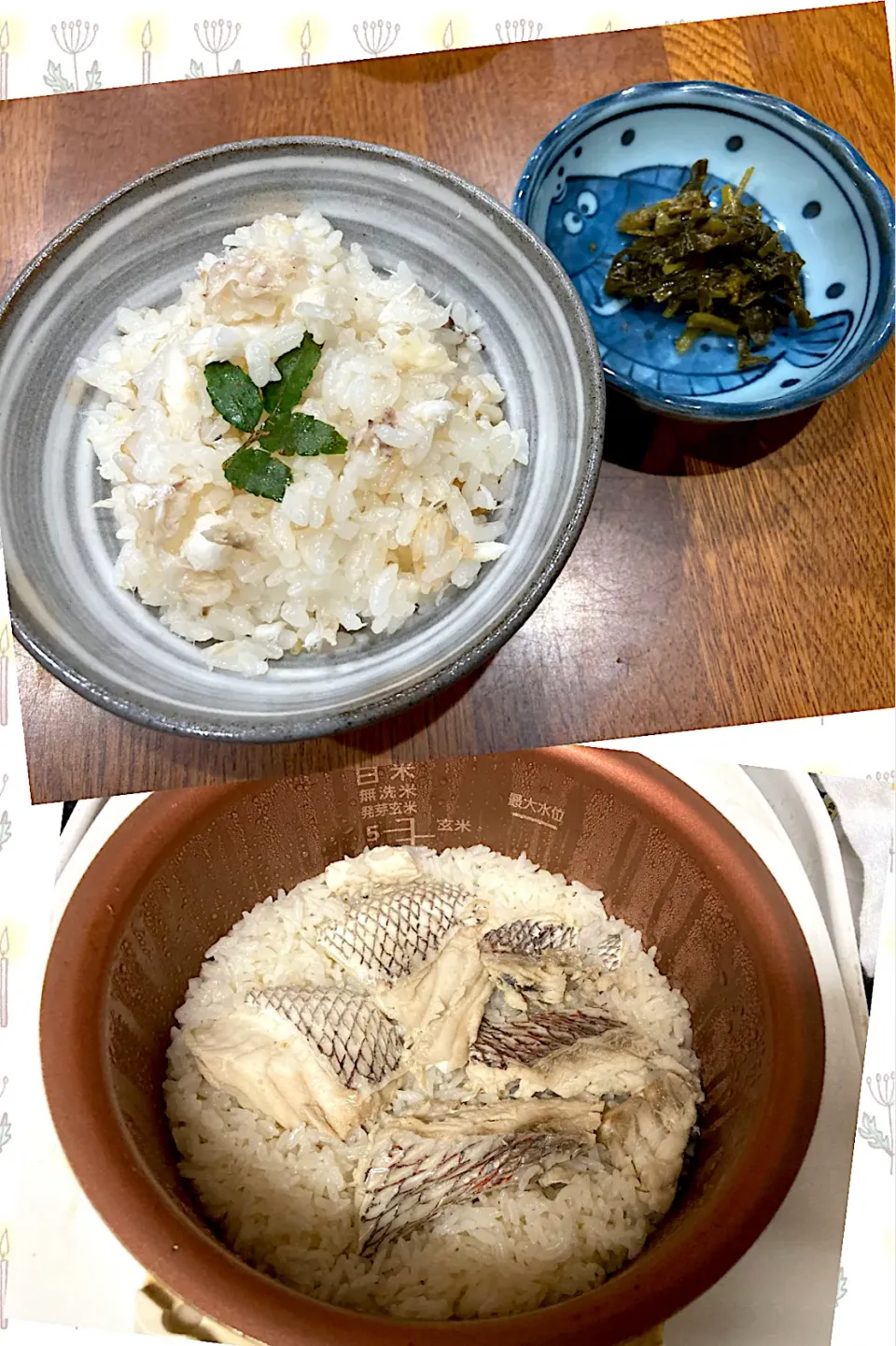 友人釣果 4日目 〆の鯛飯🐟|sakuramochiさん