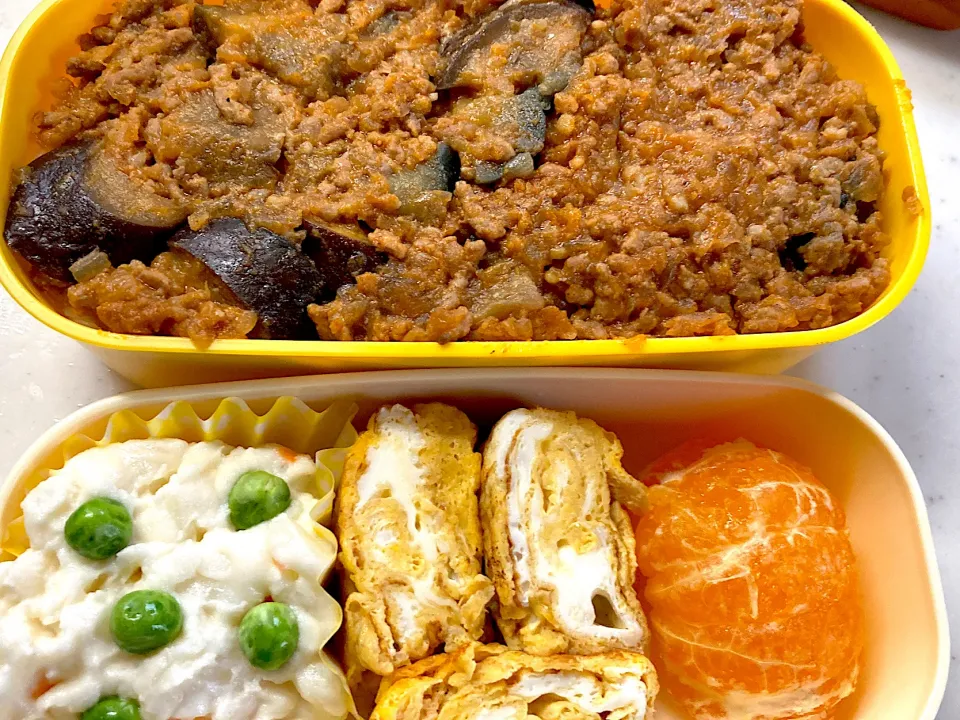 ナスキーマカレー弁当|料理嫌いを直したいさん