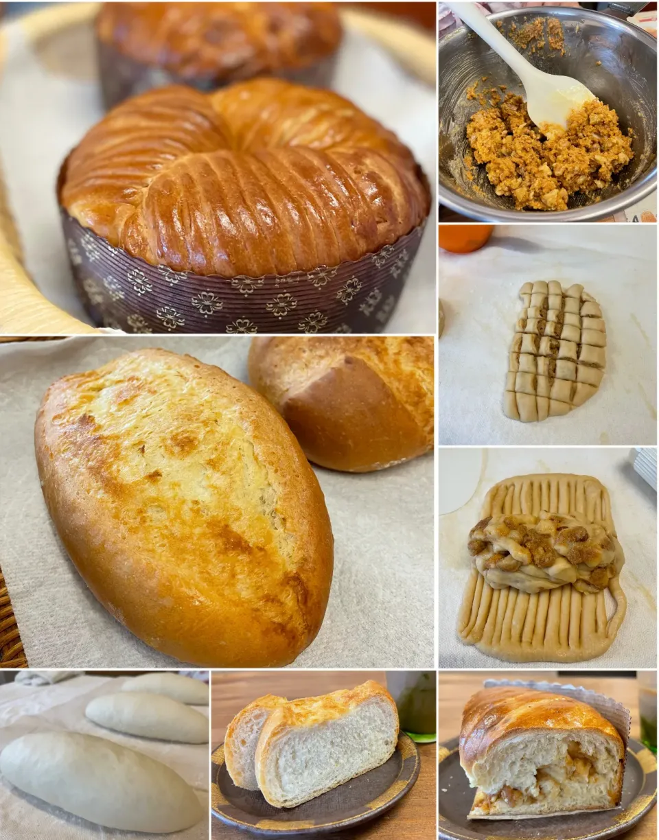 カラメロパネパッソ🥐                            カントリークッペ🥖                              #パン教室|yucca@さん