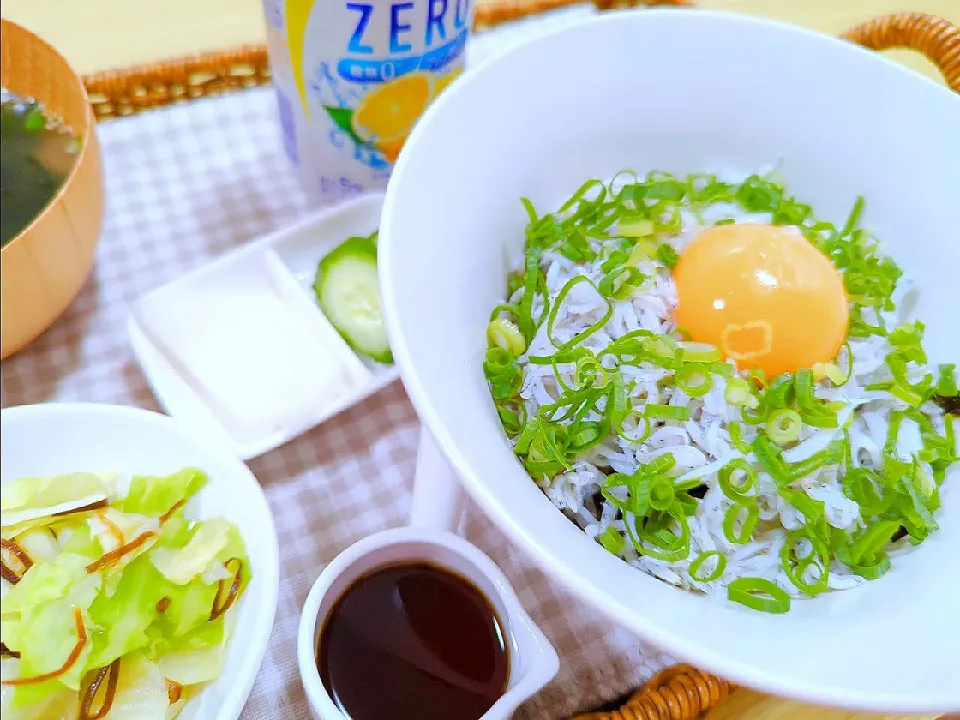 Snapdishの料理写真:しらす丼🐟|shi♡♡さん