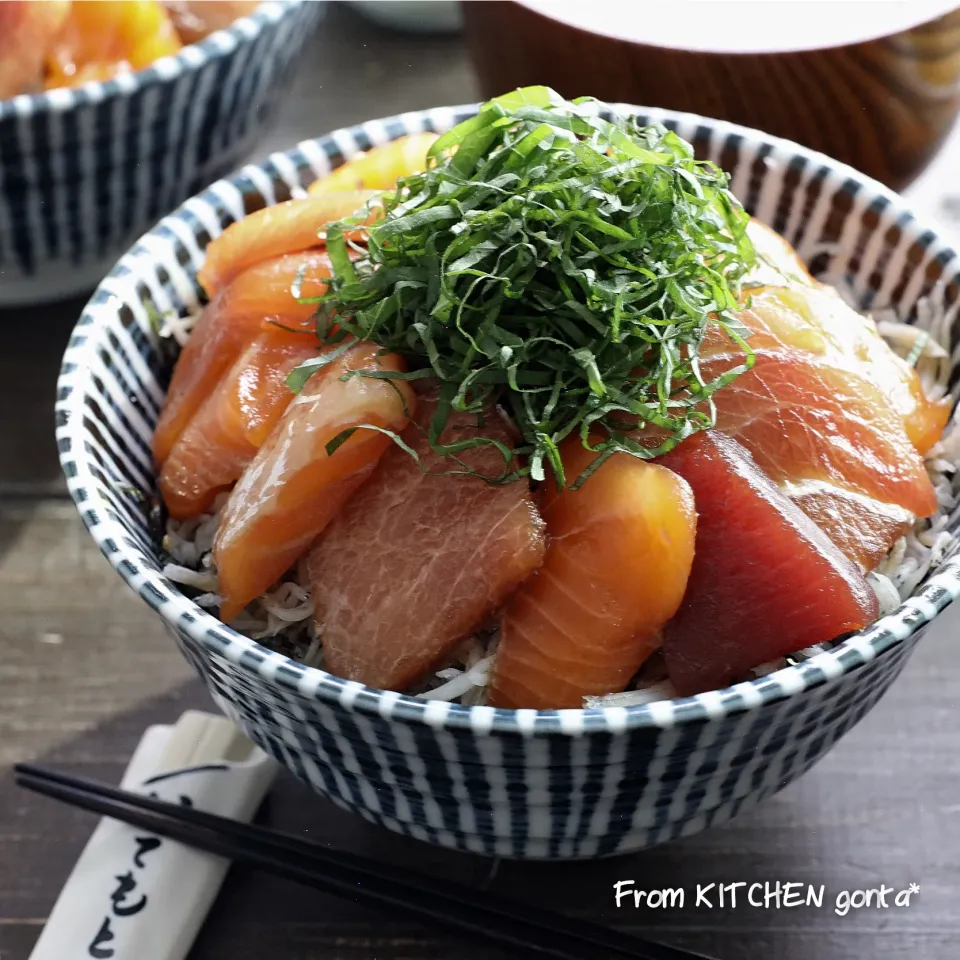 Snapdishの料理写真:漬け丼🐟|gonta*さん