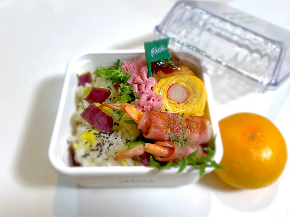 さつまいもご飯弁当|mutumiさん