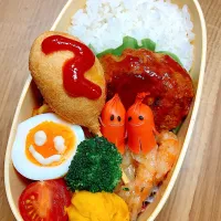 Snapdishの料理写真:男子高校生のお弁当|ゆちさん