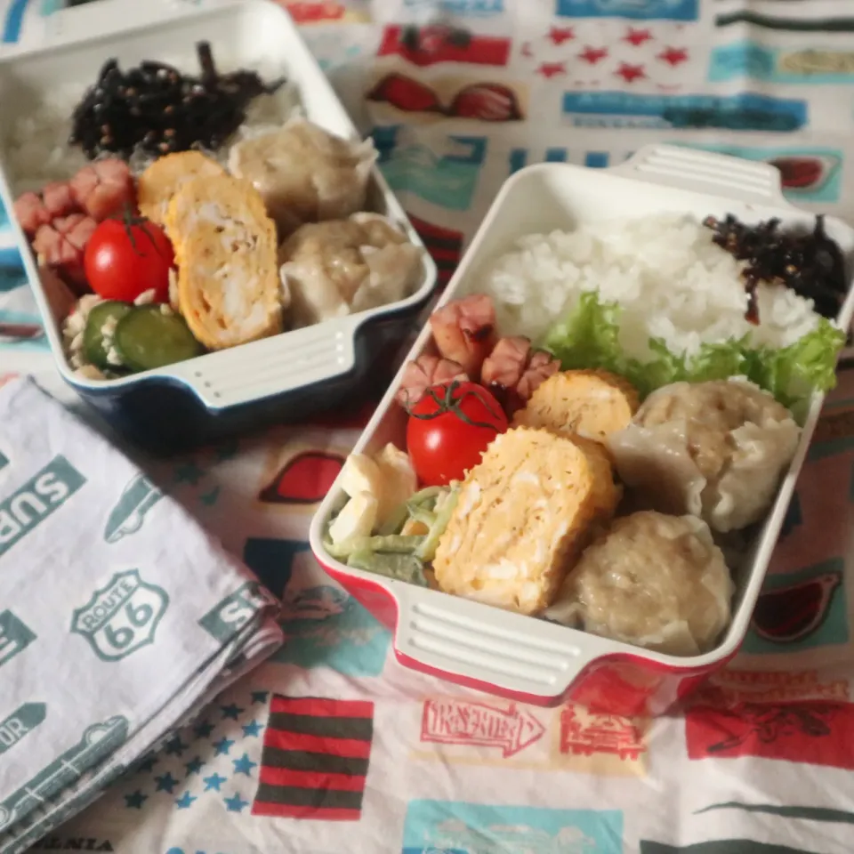 高校生男子弁当🍱レンチン焼売|なかじー。さん