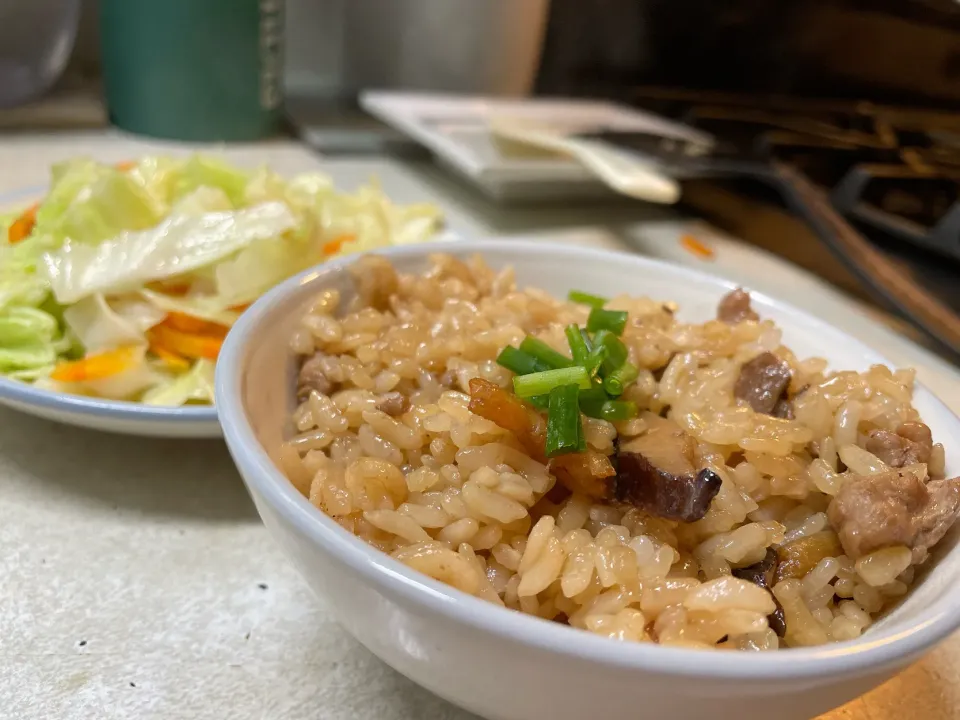 Pork rice with sesame oil|reigineさん