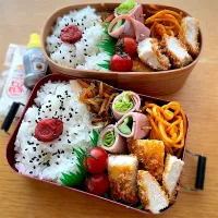 Snapdishの料理写真:チキンカツ弁当