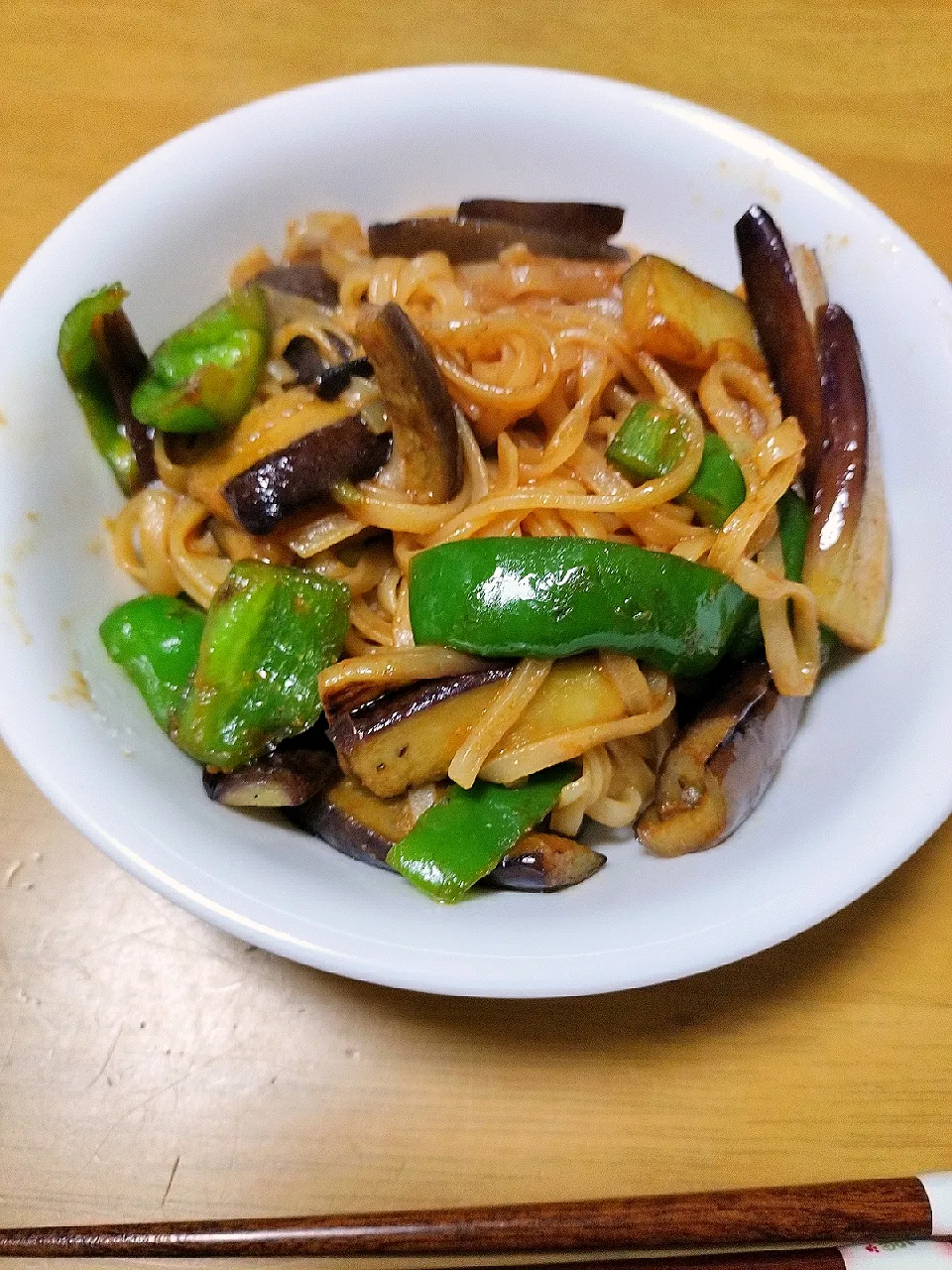 Snapdishの料理写真:汁なし担々麺（米粉の麺）|はなはなさん