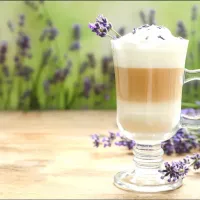 Snapdishの料理写真:Vegan Lavender Latte|Iris Helena Stephensonさん