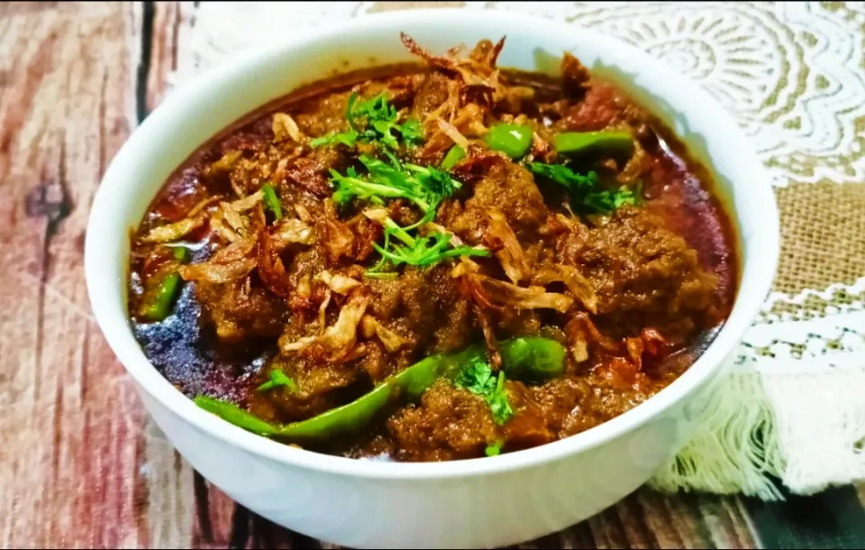 মেজ্জাইনা গোস্ত 
Beef Mejban|Happy Green Bowlさん