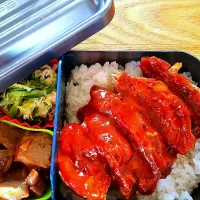 Snapdishの料理写真:ハンバーグ弁当|Girasolさん