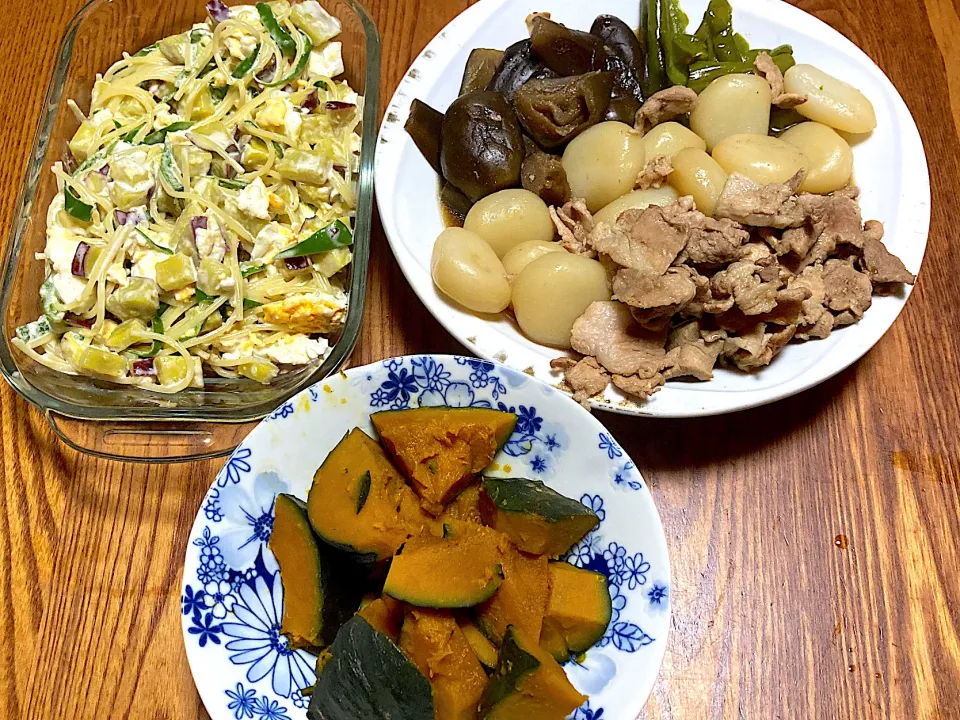 Snapdishの料理写真:豚肉おこんにゃくの甘辛煮。|kerryさん