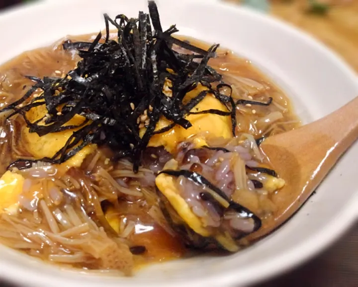 天津飯的キノコあんかけご飯|くまちゃんさん