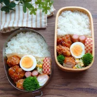 Snapdishの料理写真:ヤンニョムチキン弁当|erinko0205さん