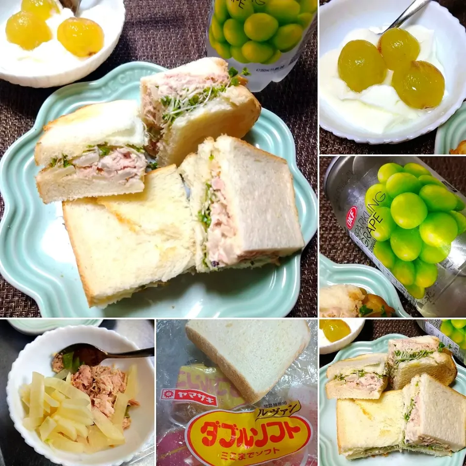 ポリポリ食感☆ツナたくサンド♪|うたかた。さん