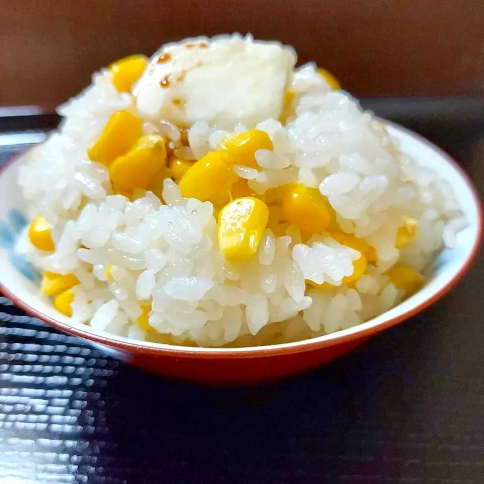 バターと醤油でとうもろこし御飯|あかね空さん