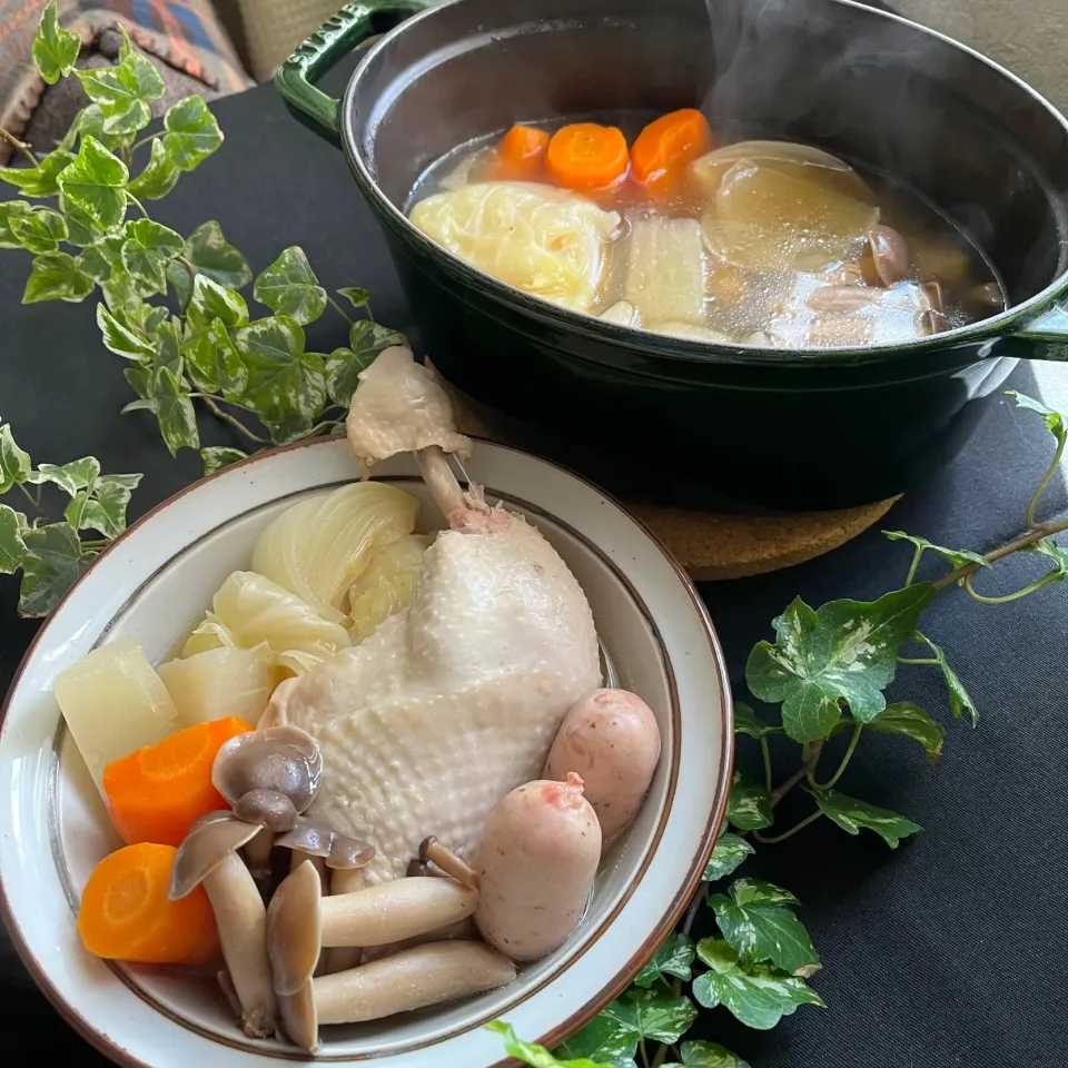 🍁秋深まる日のプロポ🐓〈ポトフ（牛肉）の鶏肉バージョン〉で身体の芯から温まろう〜🍁|Hollyさん